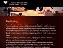 Tablet Screenshot of notariusz-legnica.eu